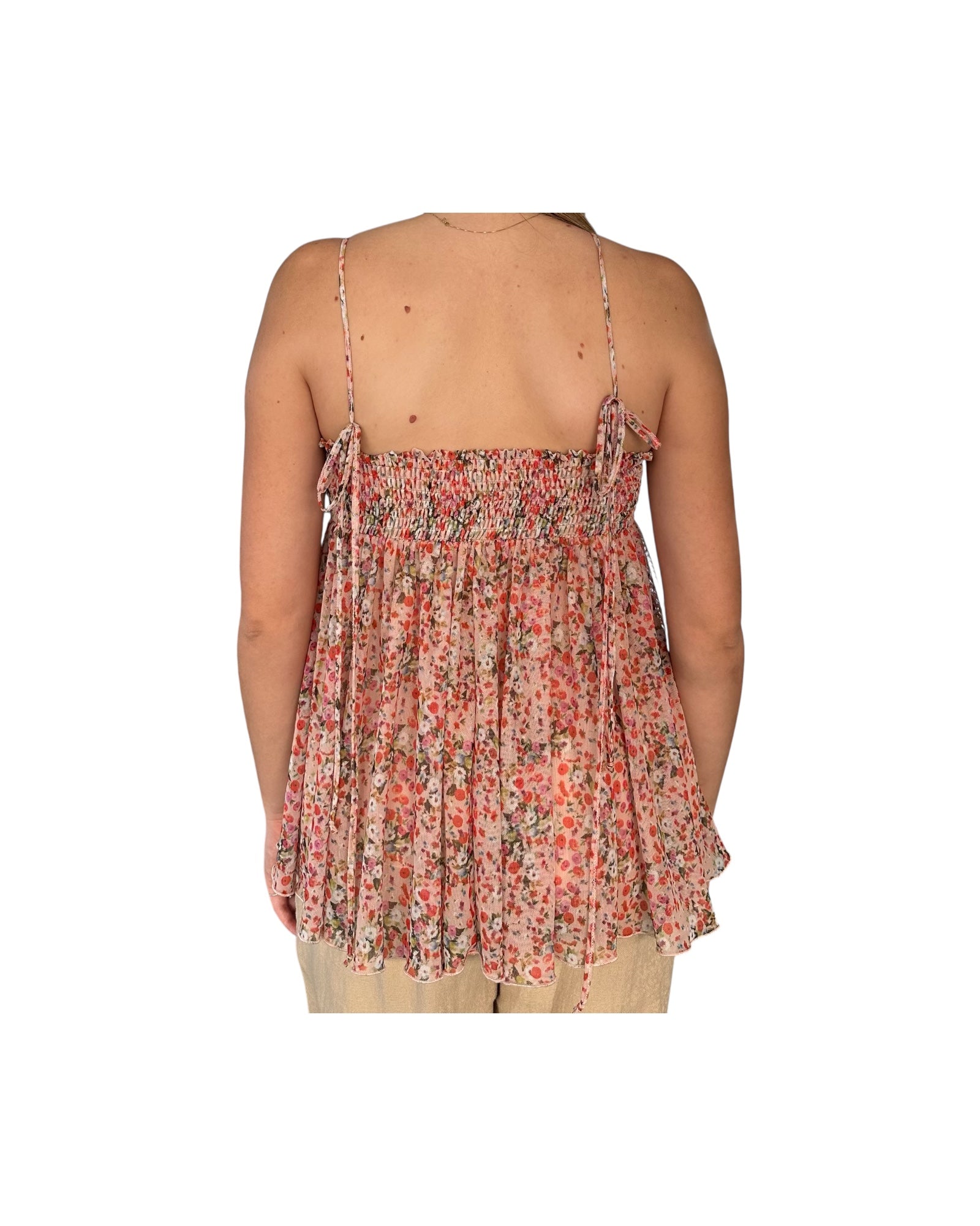 Top con fantasia floreale Pink 185319 02091 Aniye by 