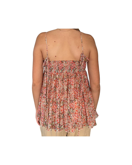 Top con fantasia floreale Pink 185319 02091 Aniye by 