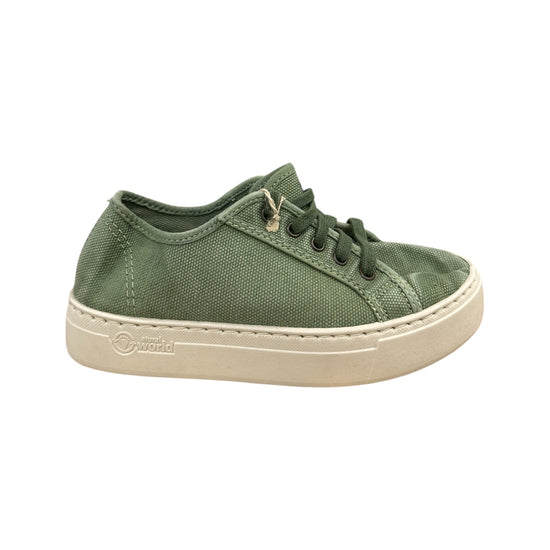 Scarpe Platform Donna Old Gavi Oliva 6114E 613 NATURAL WORLD 