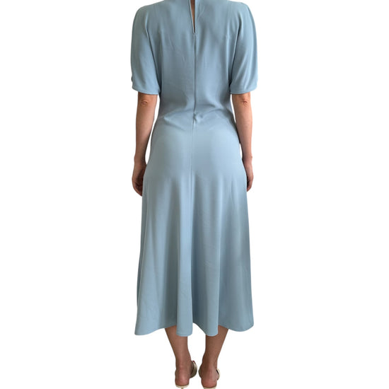 Abito lungo con arricciatura Polvere TE0036 POLVERE VICOLO 