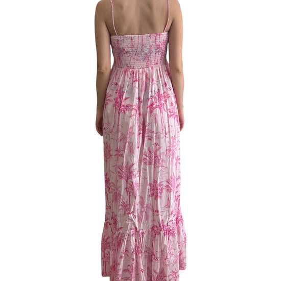 Abito lungo Fantasia rosa JME002 01272F MC2 SAINT BARTH 