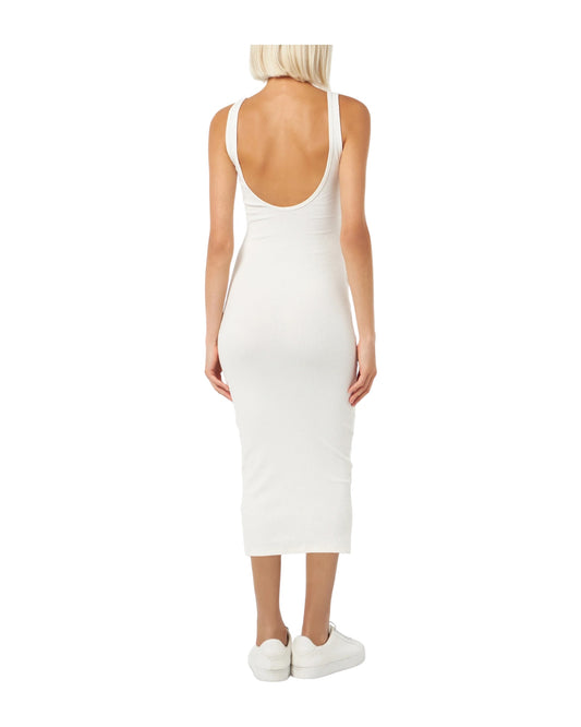 Abito da donna a canotta in jersey di cotone a coste<BR/><BR/> JNF0001 02340F MC2 SAINT BARTH 