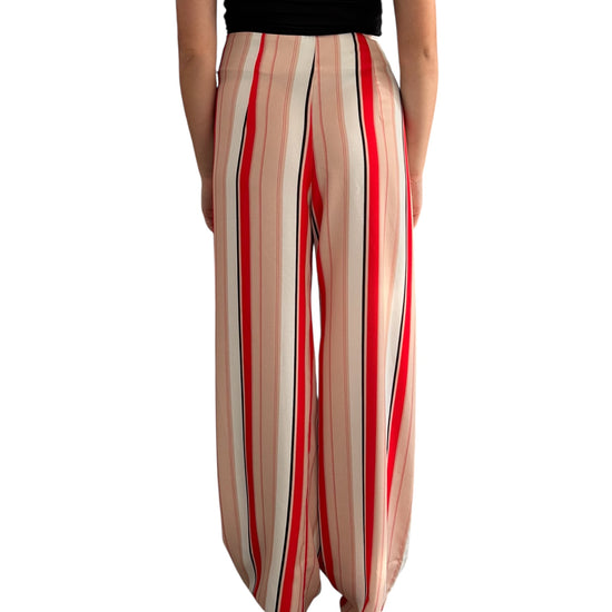 Pantalone a palazzo a righe PANTALONE RIGHR ARANCIO THink&Belive 