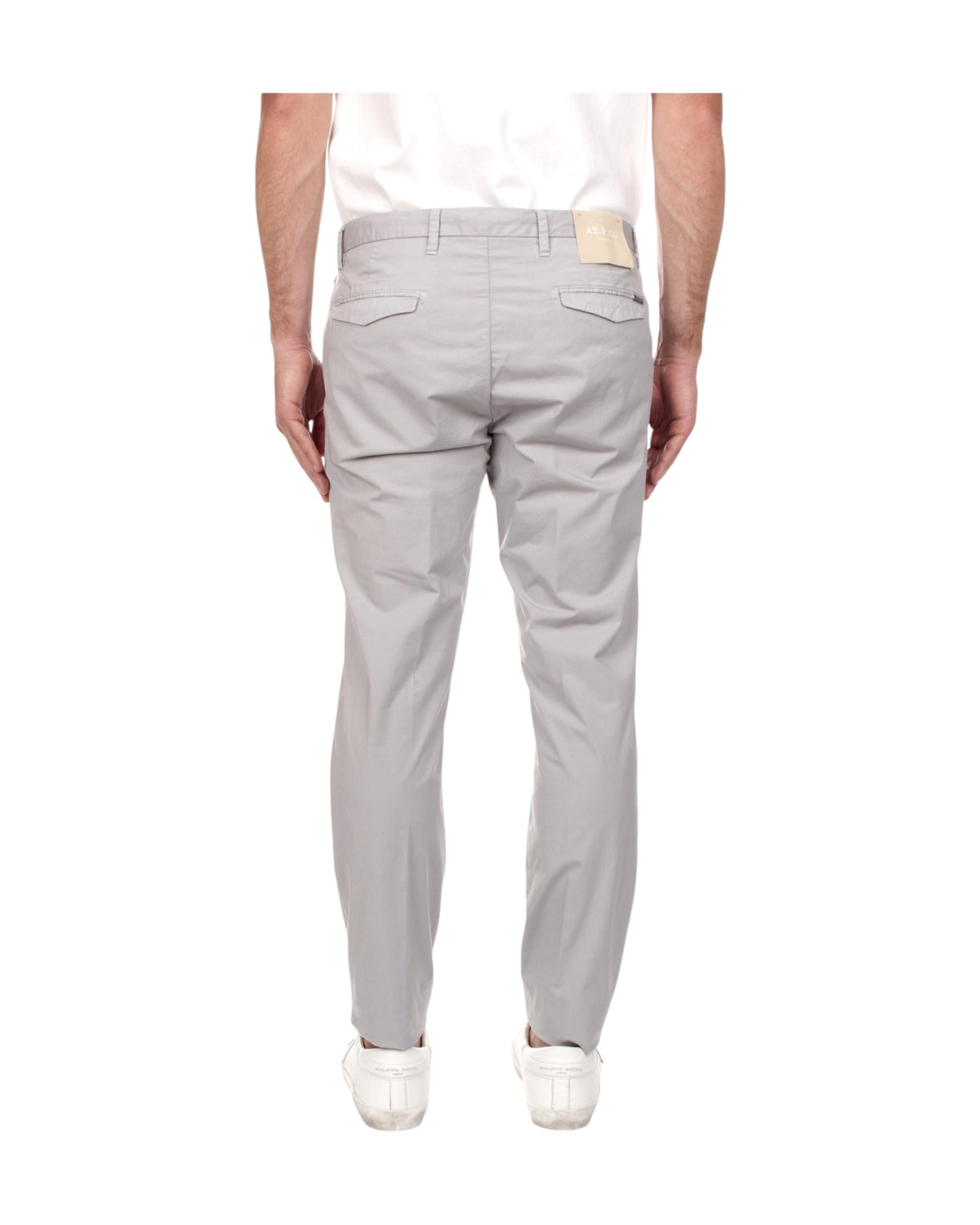 Pantalone SASA chino slim fit,grigio chiaro. A301SASA45TC506/TB 910 AT.P.CO 