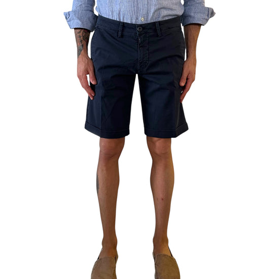 Bermuda Brighton Gabardina dark navy 213 BRIGHTON GABARDINA DARK NAVY MODFITTERS 