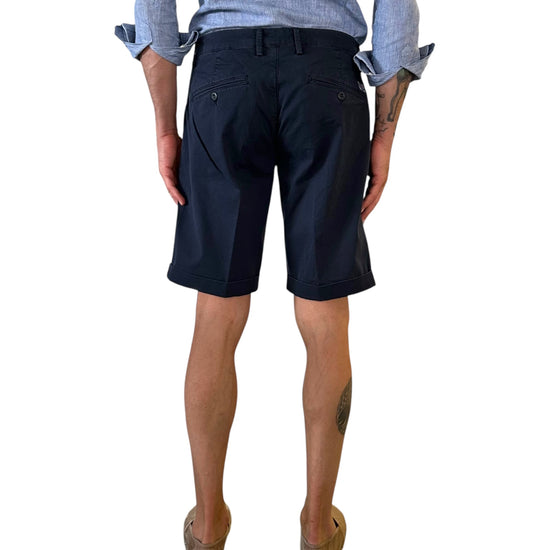 Bermuda Brighton Gabardina dark navy 213 BRIGHTON GABARDINA DARK NAVY MODFITTERS 