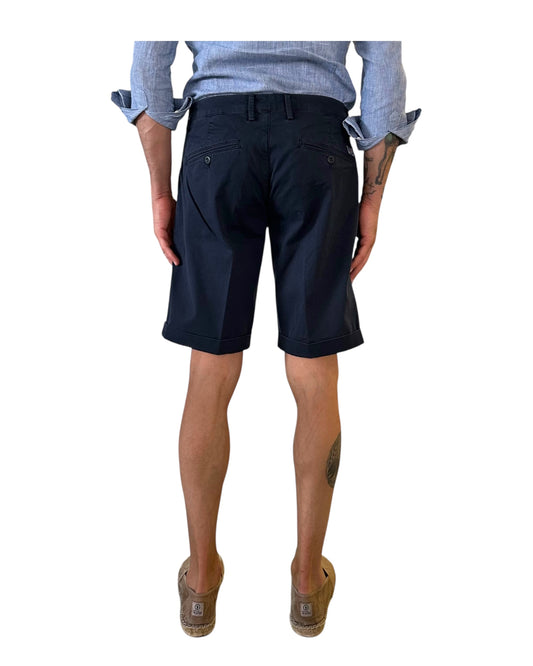 Bermuda Brighton Gabardina dark navy 213 BRIGHTON GABARDINA DARK NAVY MODFITTERS 