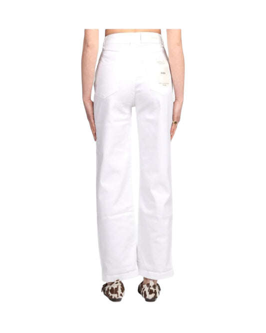 Jeans a palazzo Bianco DD5139 NATURALE VICOLO 