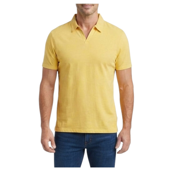 Polo in cotone senza bottoni Yellow 2003 YELLOW BL'KER 
