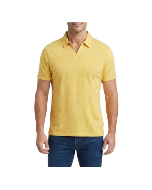 Polo in cotone senza bottoni Yellow 2003 YELLOW BL'KER 