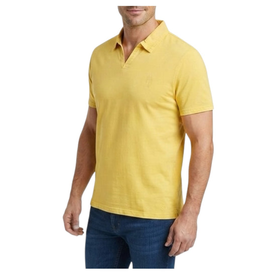 Polo in cotone senza bottoni Yellow 2003 YELLOW BL'KER 
