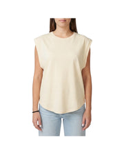 T-shirt Lily in cotone Crema