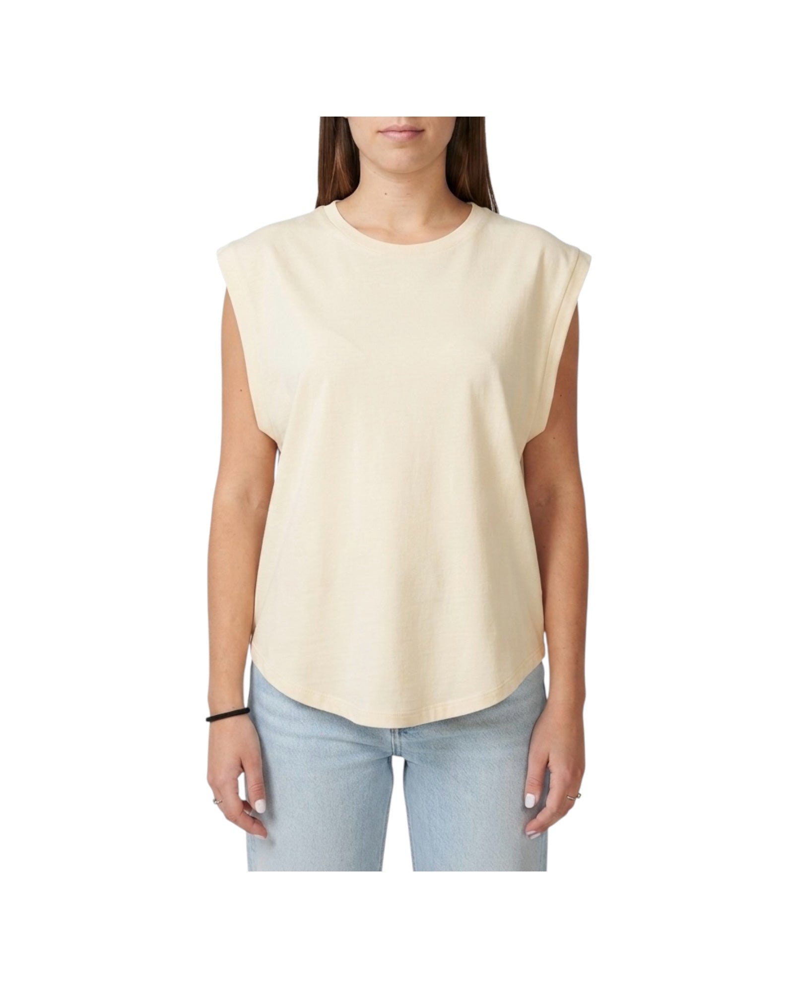 T-shirt Lily in cotone Crema LILY CREMA CHS 