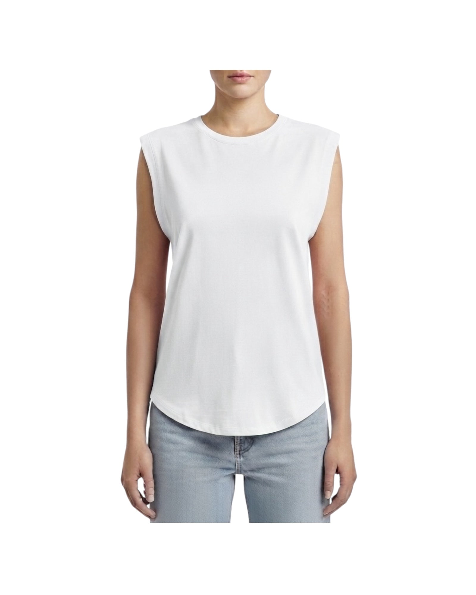 T-shirt Lily in cotone Optical white LILY OPTICAL WHITE CHS 