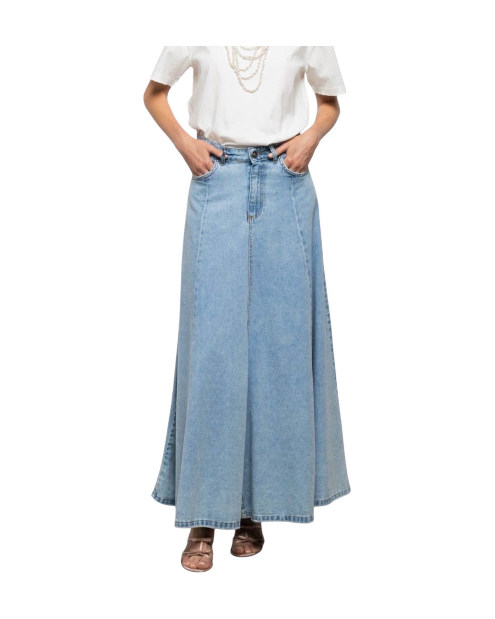 Gonna lunga Altea Denim ALTEA 3 DENIM GOD SAVE DENIM 