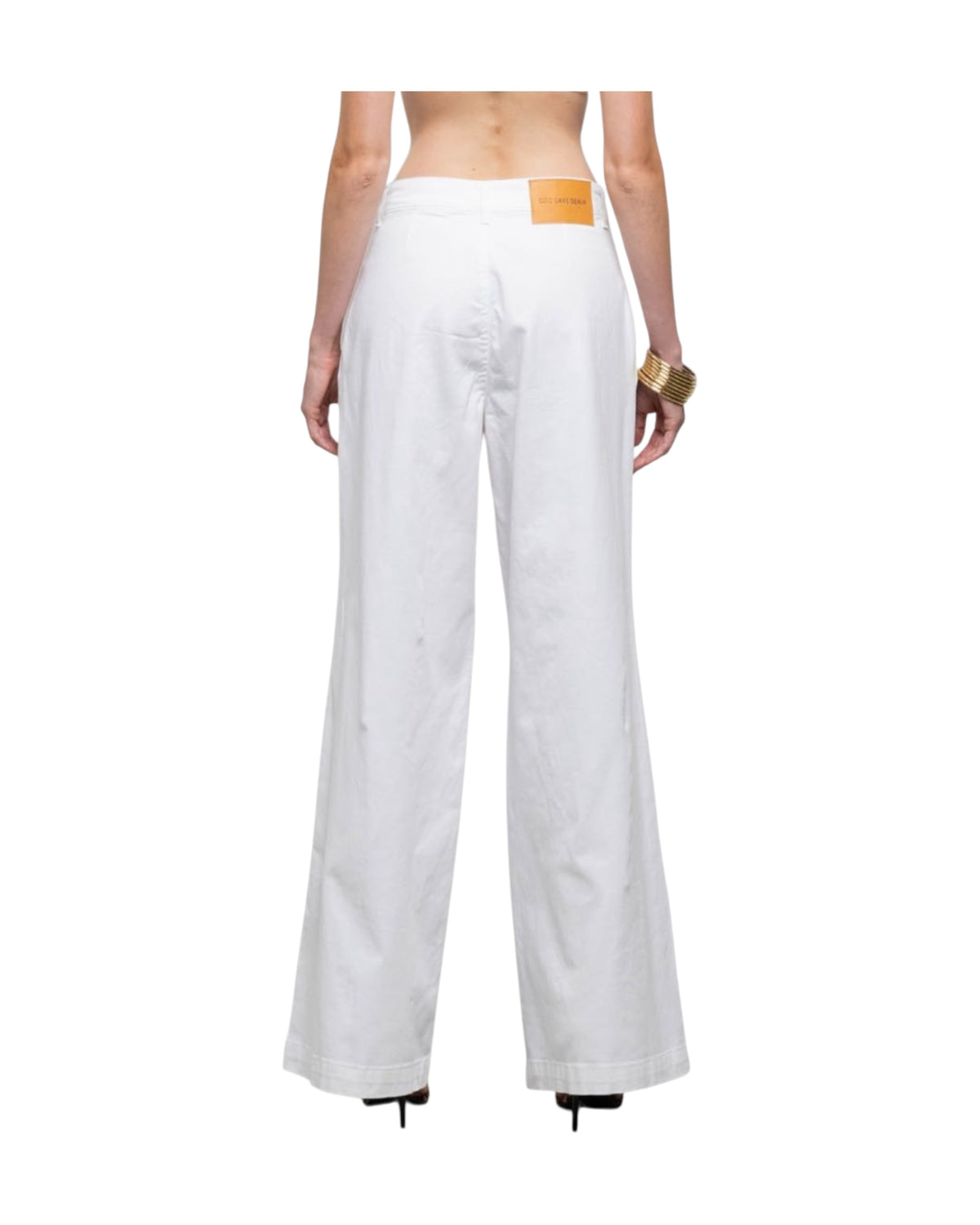 Jeans Selene Palazzo Bianco SELENE 15 BIANCO GOD SAVE DENIM 