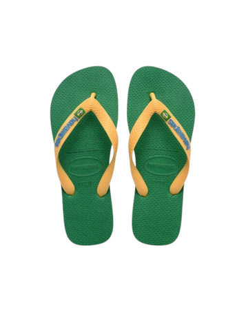 Havaianas Brasil Logo Green yesllow 64022000 GREEN YELLOW HAVAIANAS 