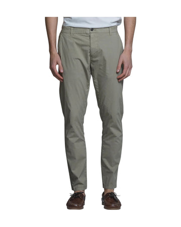 Pantalone Chino in popeline stretch Taupe BLAKE POP222 IMPURE 