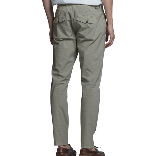 Pantalone Chino in popeline stretch Taupe BLAKE POP222 IMPURE 