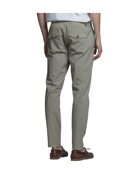 Pantalone Chino in popeline stretch Taupe BLAKE POP222 IMPURE 