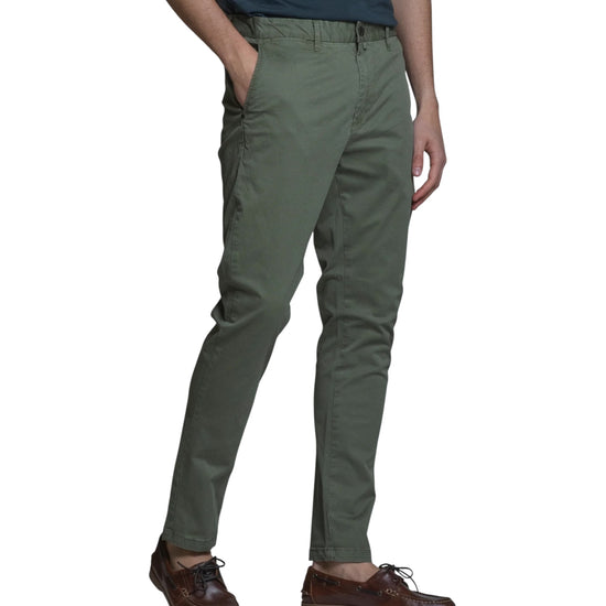 Pantalone Chino in cotone stretch Salvia BRYAN GABC13 IMPURE 