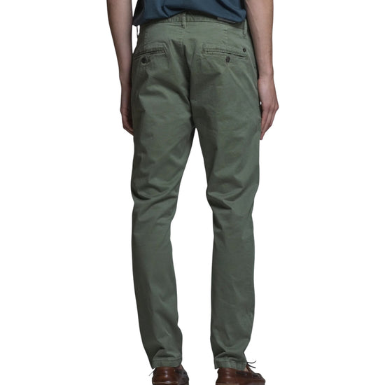 Pantalone Chino in cotone stretch Salvia BRYAN GABC13 IMPURE 