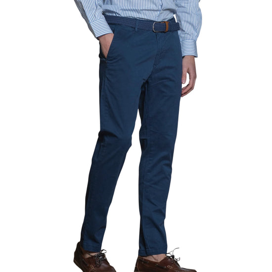 Pantalone chino in cotone stretch Blue BRYAN GABC27 IMPURE 