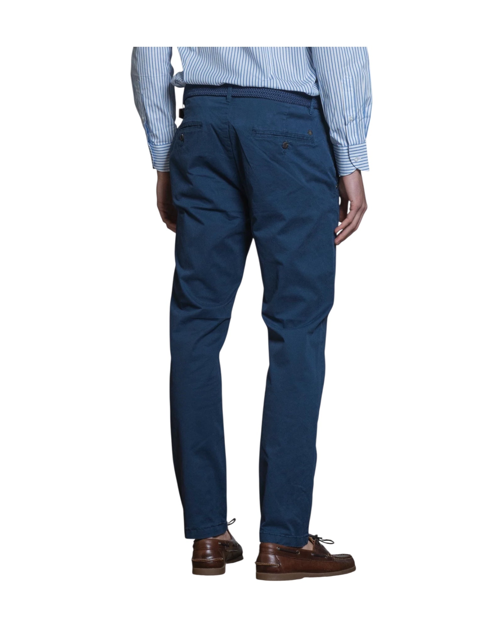 Pantalone chino in cotone stretch Blue BRYAN GABC27 IMPURE 