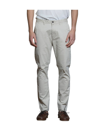 Pantalone Chino in cotone stretch Ecru BRYAN GABC56 IMPURE 