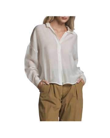 Camicia in misto lyocell Milk CLARA VIS218 IMPURE 