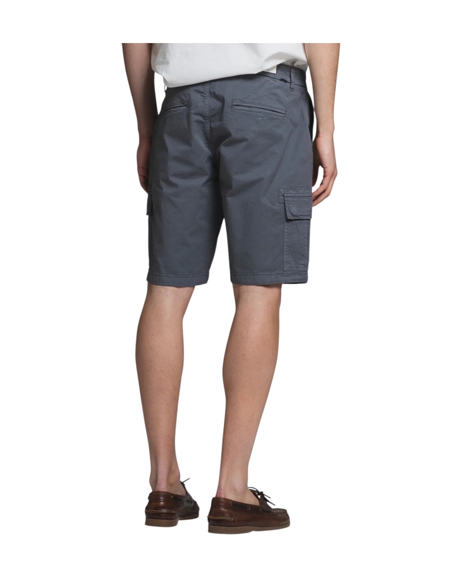 Bermuda Cargo in cotone stretch Mid grey DANNY GAB240 IMPURE 