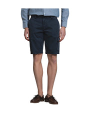 Bermuda Cargo in cotone stretch Navy