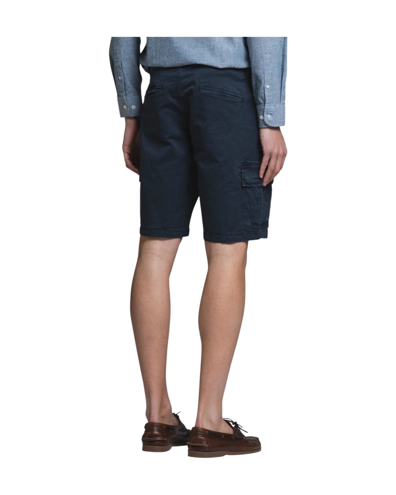 Bermuda Cargo in cotone stretch Navy DANNY GABC01 IMPURE 