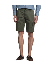 Bermuda Cargo in cotone stretch Military green