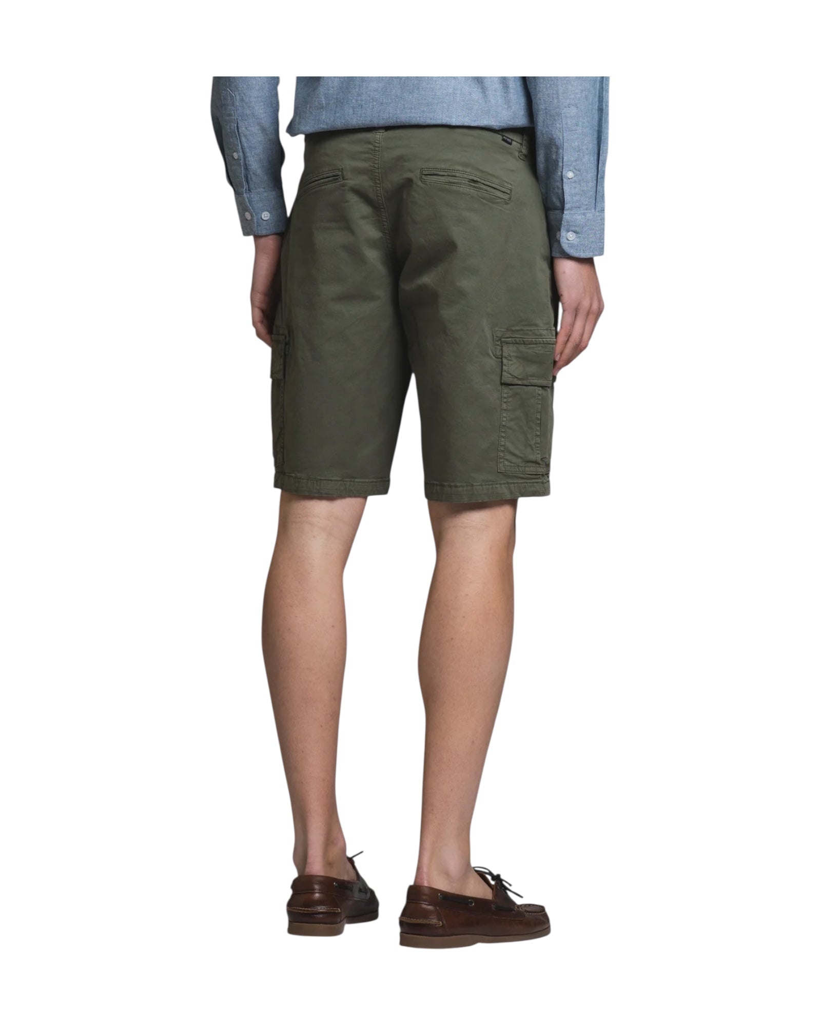 Bermuda Cargo in cotone stretch Military green DANNY GABC03 IMPURE 