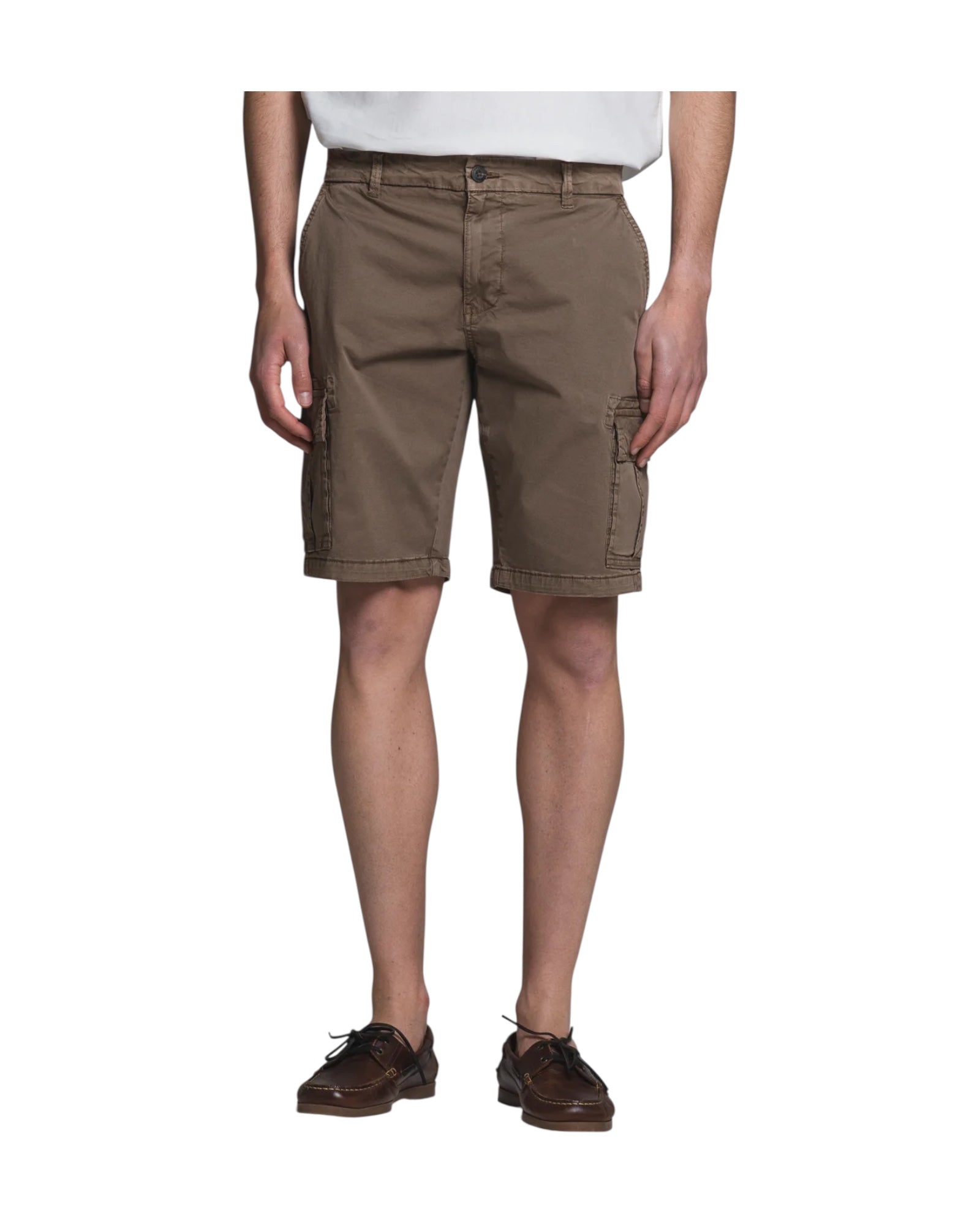 Bermuda Cargo in cotone stretch Mud DANNY GABC43 IMPURE 