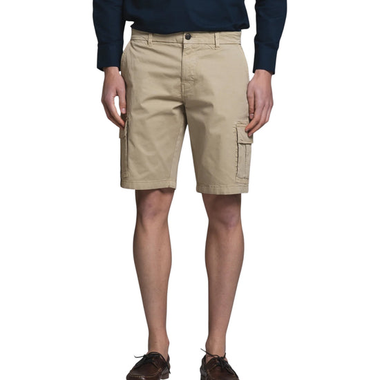 Bermuda Cargo in cotone stretch Desert DANNY GABC68 IMPURE 