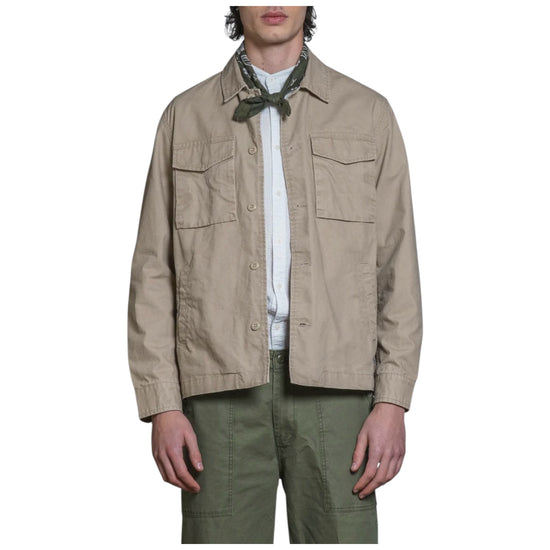 Overshirt in cotone Wash desert GATOR SLBC68 IMPURE 