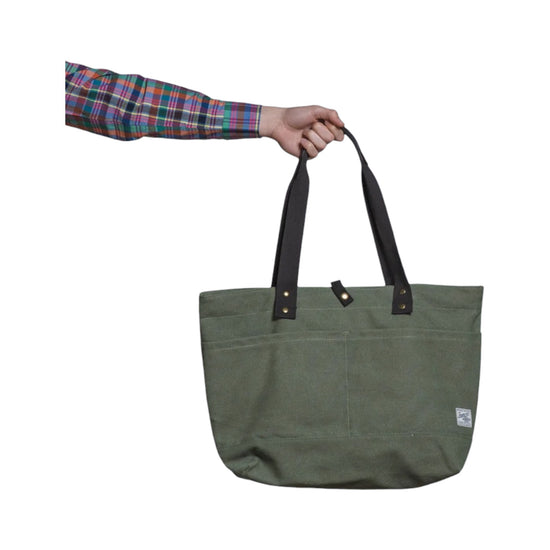 Borsa Joe in canvas Military green JOE CRDC03 IMPURE 