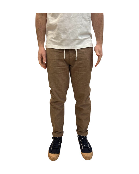 Pantalone misto misto Herringbone Mud MILES102 MLNC43 IMPURE 