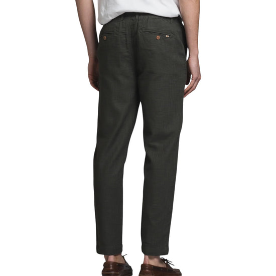 Pantalone in cotone effetto garzato Dark green MILES DOBC04 IMPURE 
