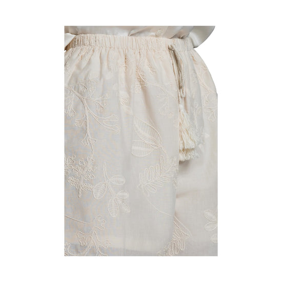 Short in cotone ricamato Avorio SUSY IVORY IMPURE 