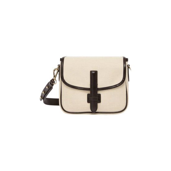Borsa a tracolla piccola in canvas e pelle Corda AGAP 001 MAX MARA WEEKEND 