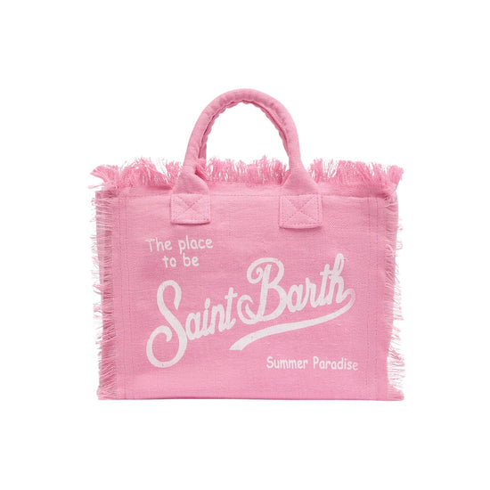 Borsa Colette in lino Rosa COL0018 00142L MC2 SAINT BARTH 