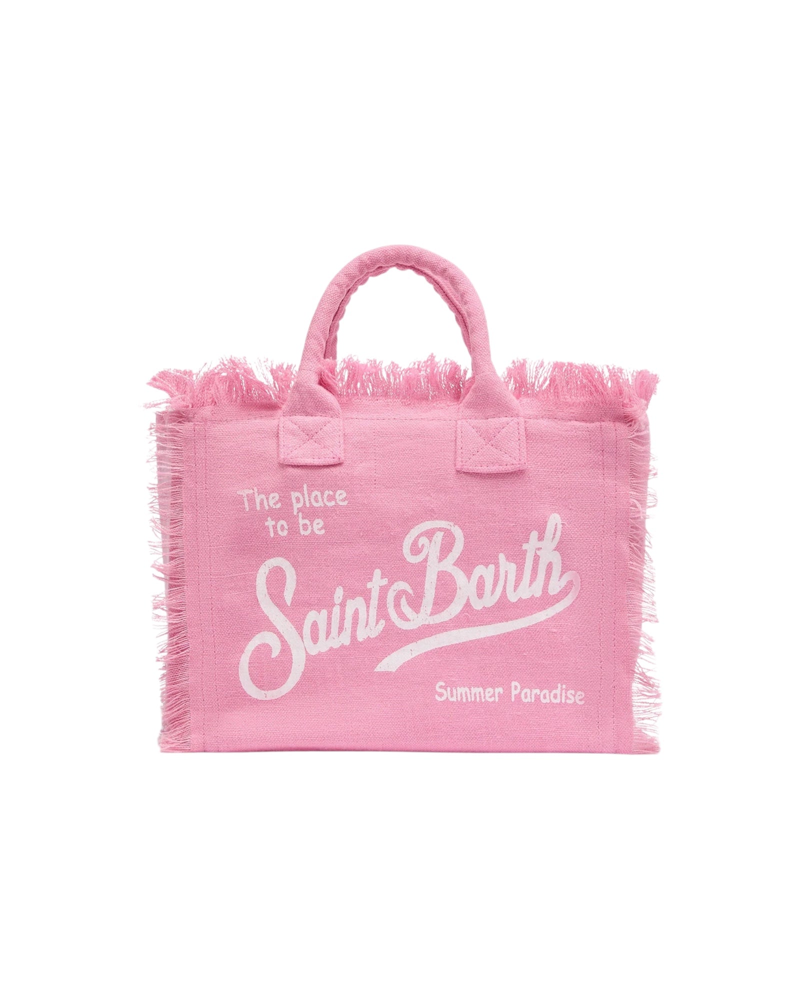 Borsa Colette in lino Rosa COL0018 00142L MC2 SAINT BARTH 