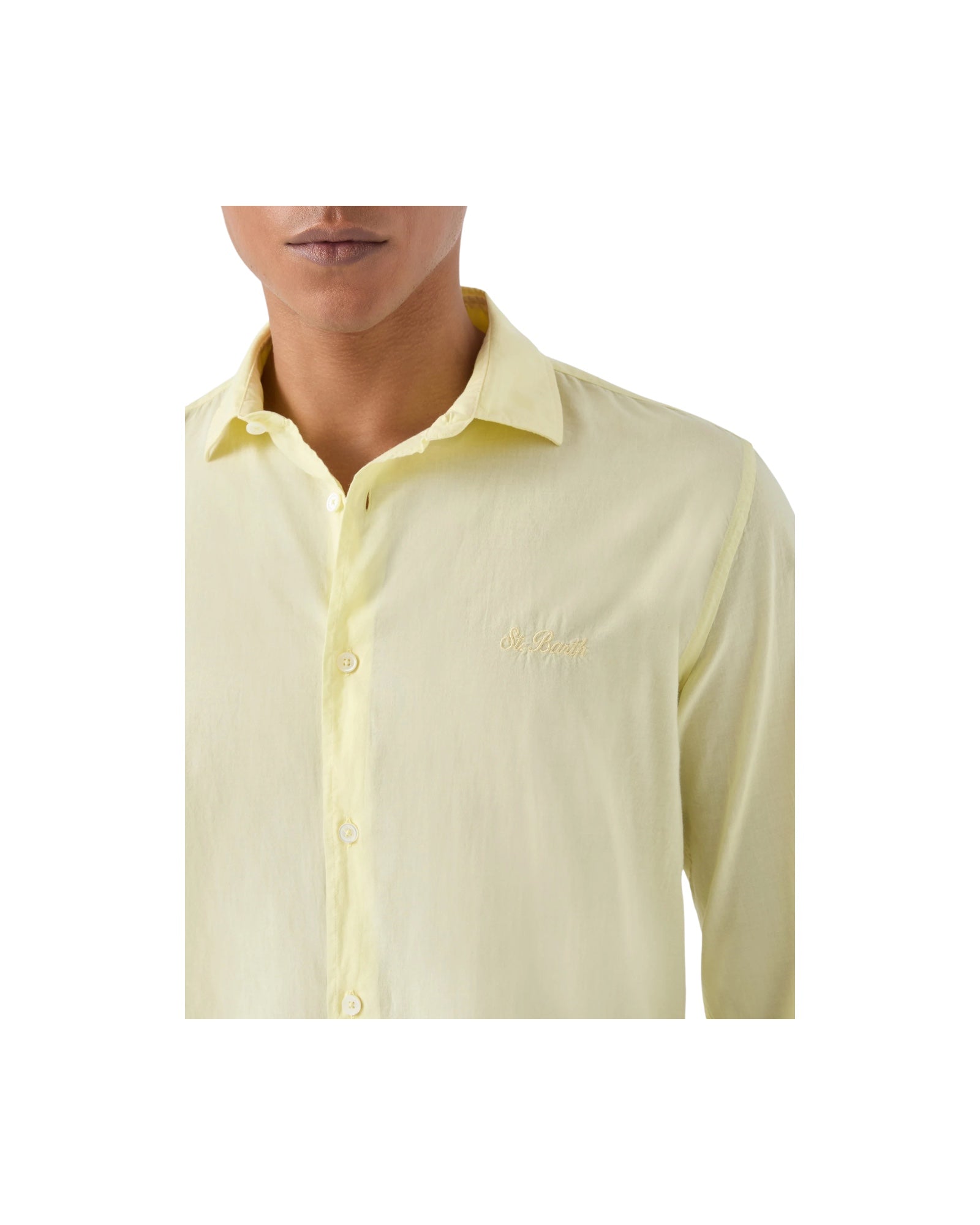 Camicia Chemise in cotone voile burro LCM0001 00024L MC2 SAINT BARTH 