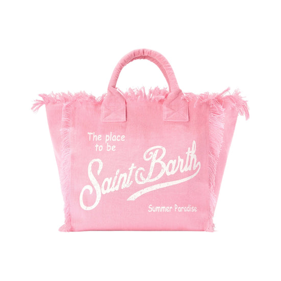 Borsa Vanity in lino Rosa VANI022 00142L MC2 SAINT BARTH 