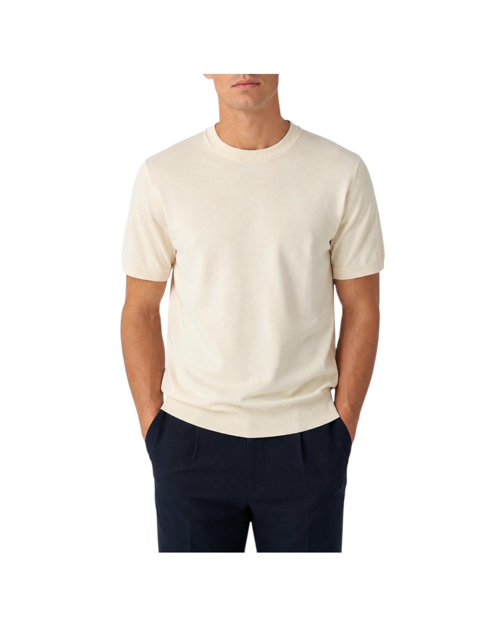 Maglia in cotone Crepe Panna 241112 PANNA RE.VI.VAL 