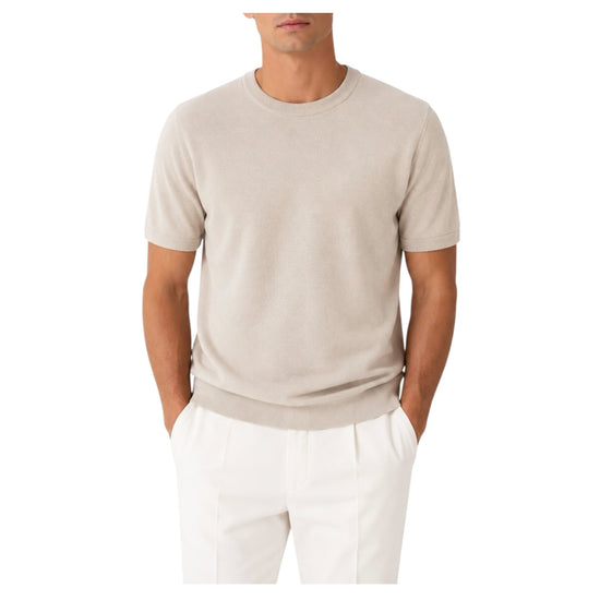 Maglia in cotone Crepe Tortora 241112 TORTORA RE.VI.VAL 