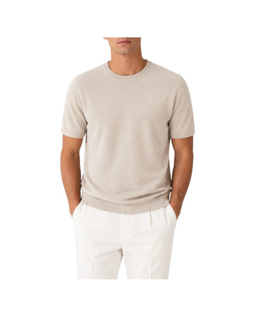 Maglia in cotone Crepe Tortora 241112 TORTORA RE.VI.VAL 